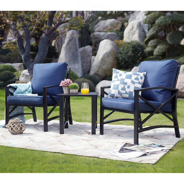 Gracie Oaks Johnstown Patio Dining Chair with Cushion & Reviews Wayfair